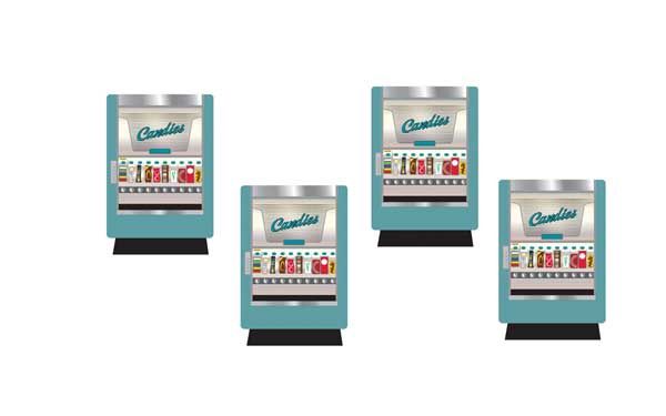 Classic Metal Works 1950s-1960s Vending Machines (221-20250)