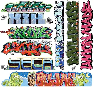Blair Line Graffiti Decals Mega #11 (184-1260)