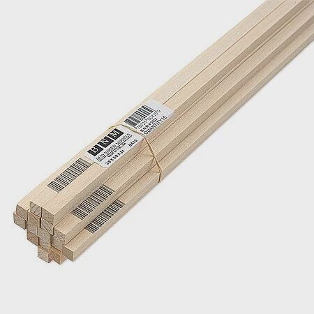 BNM Basswood Sticks 1/4 x 1/2 x 24" (BNM3458)