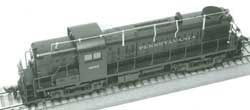 Cal PRR Induction Phone Antenna Supports for Diesels (Brass Castings, less wire) (190-401)