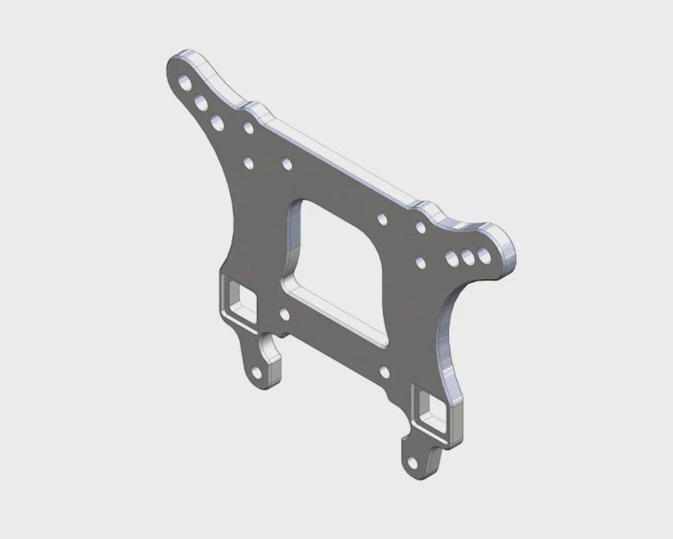 Corally Shock Tower - 4mm - Aluminum (COR00180-168)