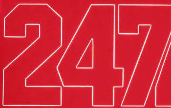Coverite NUMBERS RED 2" (COVQ3220)