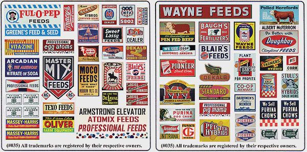 Blair Line Vintage Feed &amp; Seed Signs (184-35)