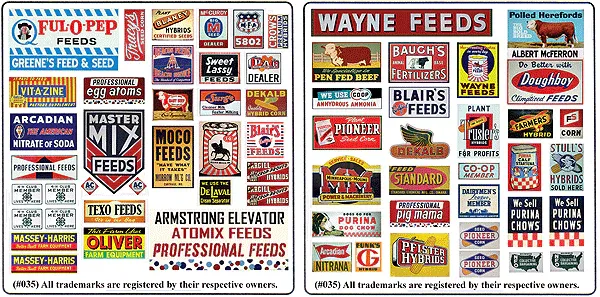 Blair Line Vintage Feed &amp; Seed Signs (184-35)