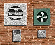 Blair Line Wall Fans &amp; Wall Vents - Kit (184-1707)