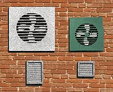 Blair Line Wall Fans &amp; Wall Vents - Kit (184-1707)