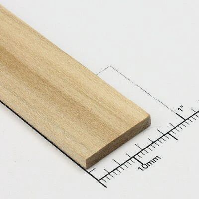 BNM Basswood Strips 1/8'' x 3/4'' x 24'' (BNM3259)