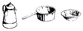 Coffee Pot, Pan &amp; Bowl Set (164-570)