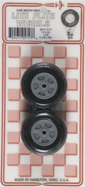 Dave Brown Treaded Lite Flite Wheels 1-3/4" (2) (DAV5717)