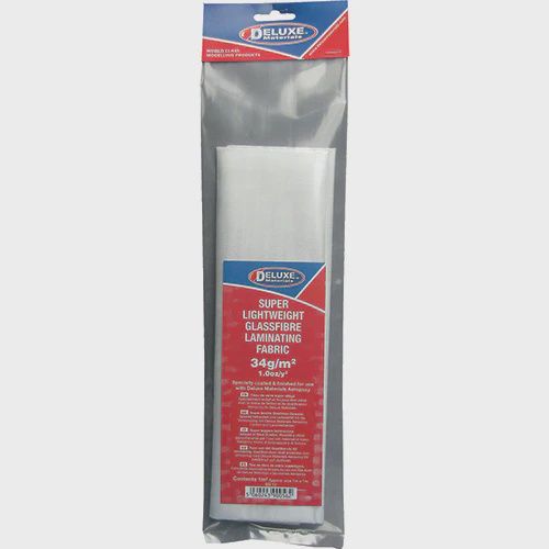 Deluxe Materials Super Lightweight Fiberglass Cloth (1.0oz) (DLMBD12)