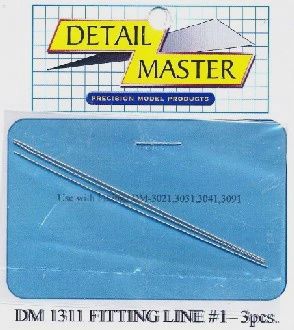 Detail Master Fitting Line #1 .020" (5pc) (DM-1311)