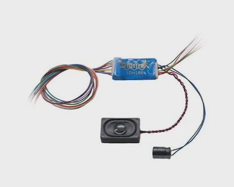 Digitrax, Inc. HO 8 Bit Sound Decoder, Motor 6-Functions 1A (DGTSDH166D)