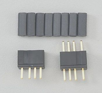Deans Micro 4R 4 Pin Connector, Black (WSD1241)