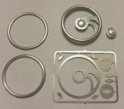 Detail Master 1/24-1/25 Fury Skull Billet Steering Wheel Kit (DM-3124)