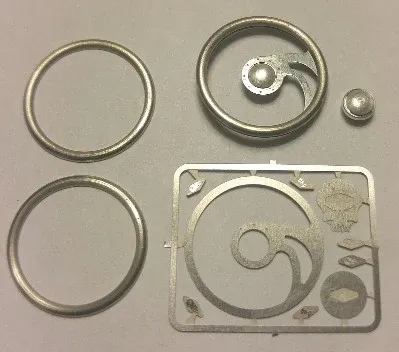 Detail Master 1/24-1/25 Fury Skull Billet Steering Wheel Kit (DM-3124)