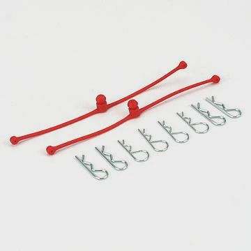 DuBro Body Klip Retainers Red (DUB2248)