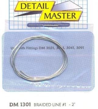 Detail Master 1/24-1/25 Braided Line #1 (.020") (DM-1301)