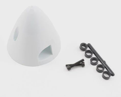 DuBro 2-1/2" 4 Pin Spinner (White) (DUB284)