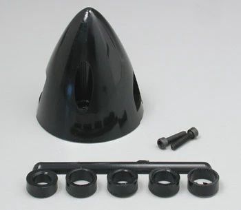 DuBro 1-1/2" Spinner Black (DUB261)