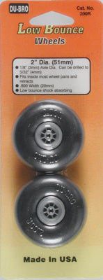 DuBro Low Bounce Smooth Wheels 2" (DUB200R)