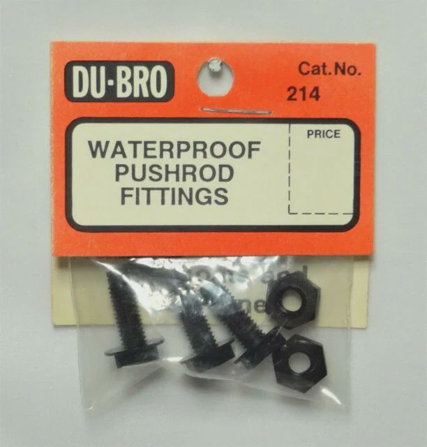 DuBro Waterproof Pushrod Fittings (DUB214)