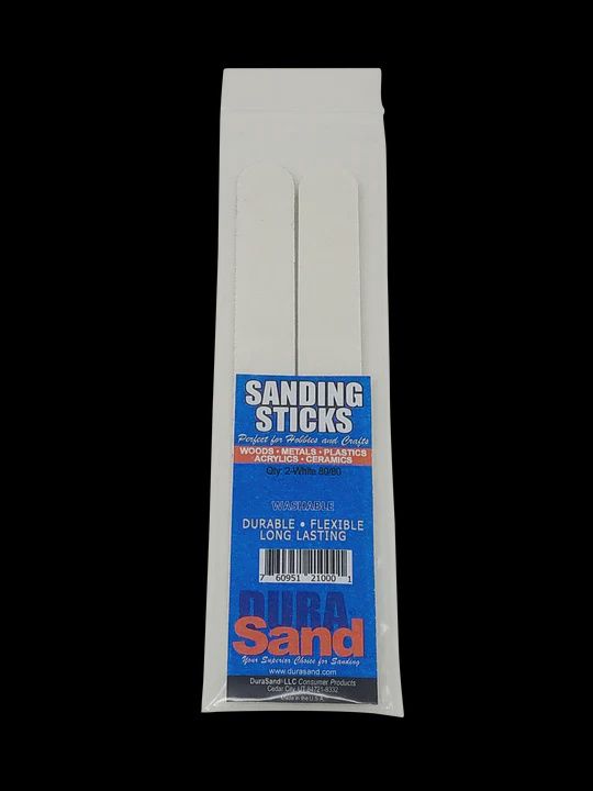 Dura Sand Sanding Sticks - White 80/80 (21000)
