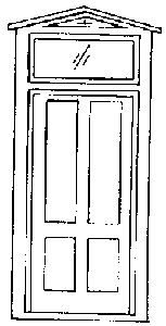 Durango Station Door -- With Frame &amp; Transom (300-3604)