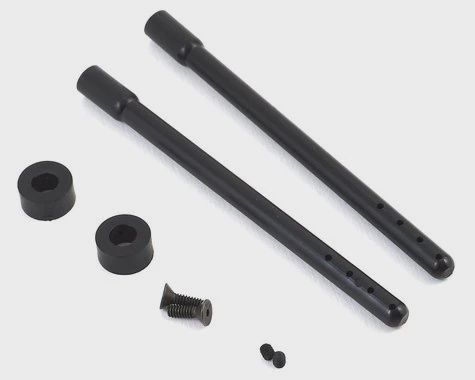 DuraTrax 4" Nylon Body Post (Black) (2) (DTXC2614)