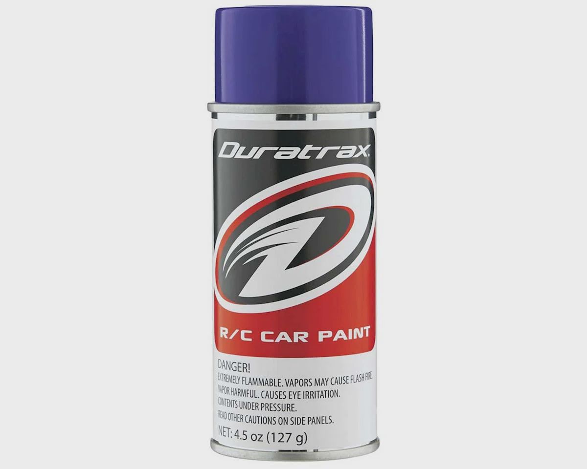 DuraTrax Polycarb Purple Lexan Spray Paint (4.5oz) (DTXR4288)