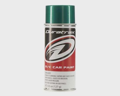 DuraTrax Polycarb Spray Metallic Green 4.5 oz (DTXR4266)