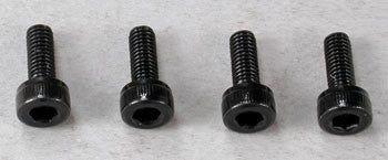 Dubro Socket Cap Screws 3mmx8 (4) (DUB2122)