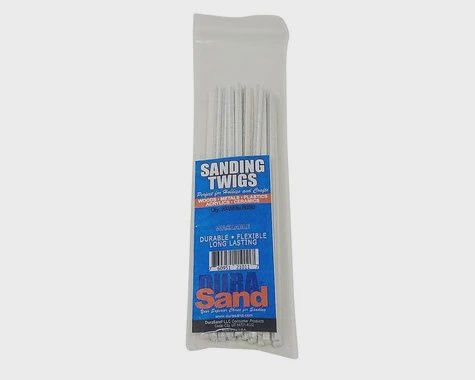 DuraSand Sanding Twigs 20 Pcs Bagged 80/80 White (21011)