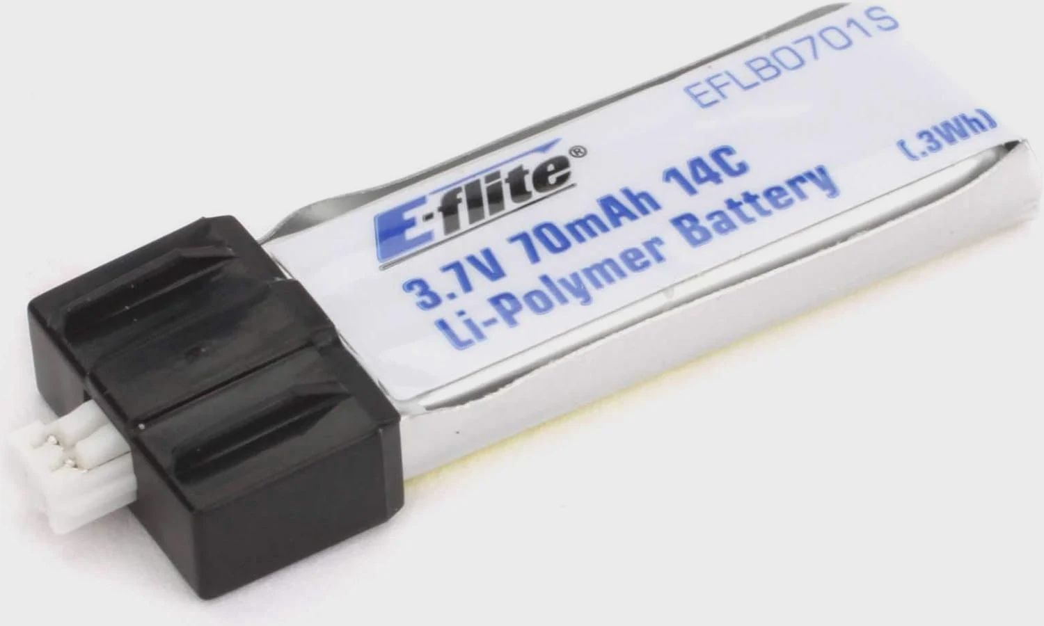 E-flite 70mAh 1S 3.7V 14C LiPo Battery (EFLB0701S)