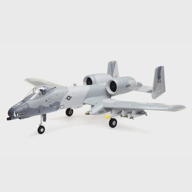 E-flite A-10 Thunderbolt II Twin 64mm EDF BNF Basic with AS3X and SAFE (EFL011500)