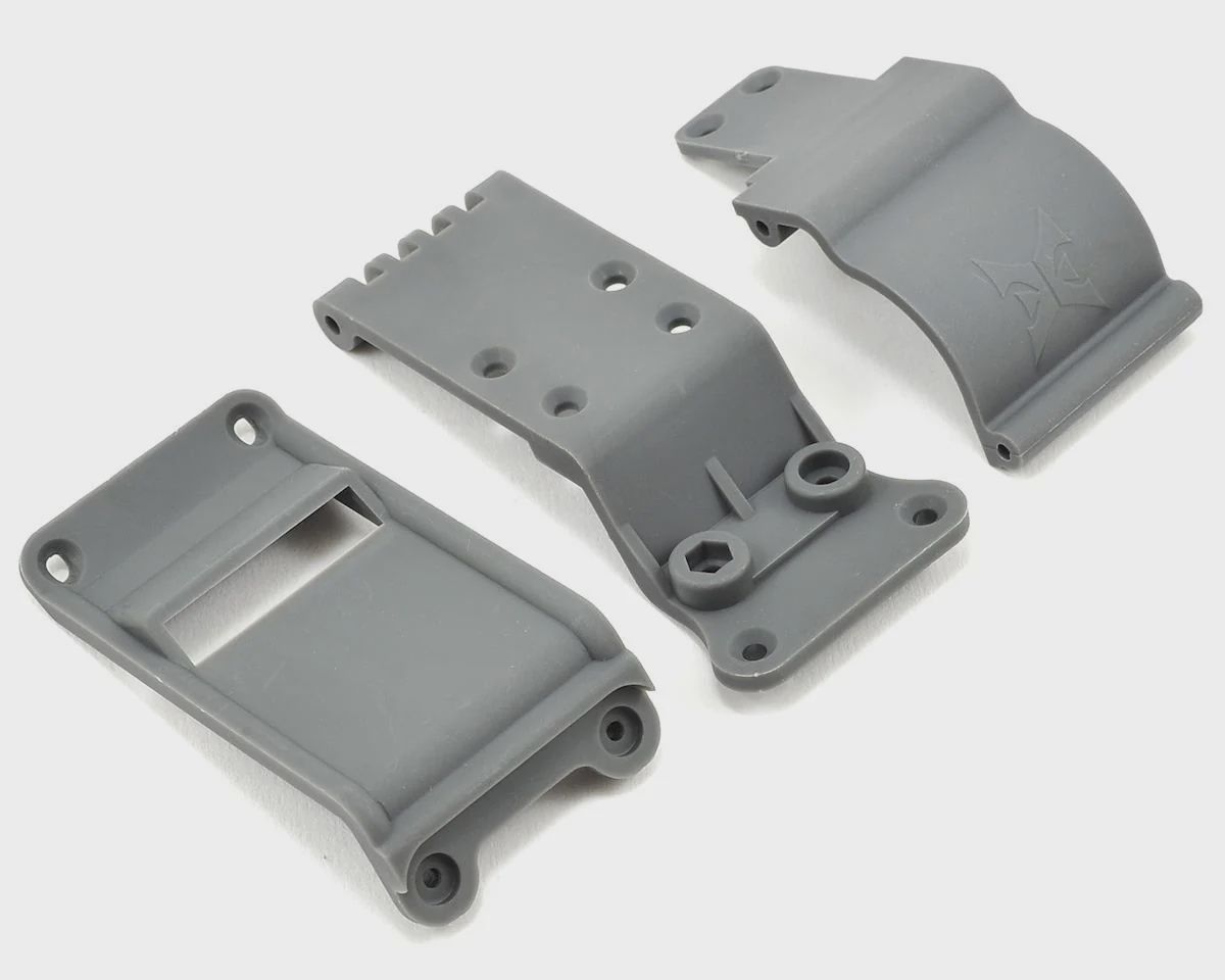 ECX Skid Plate Set: 1/10 2WD Ruckus, Torment (ECX2007)