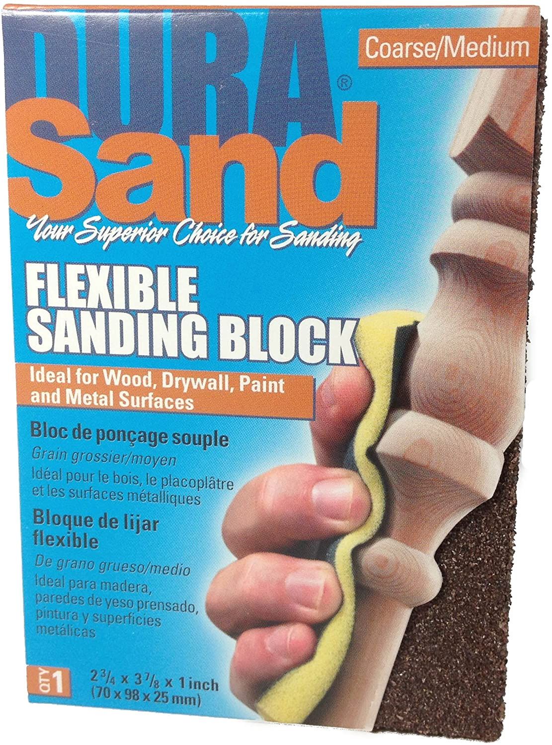 DuraSand Dual Grit Foam Block (Coarse/Medium) (23003)