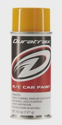 DuraTrax Polycarb Spray, Bright Yellow, 4.5 oz (DTXR4285)