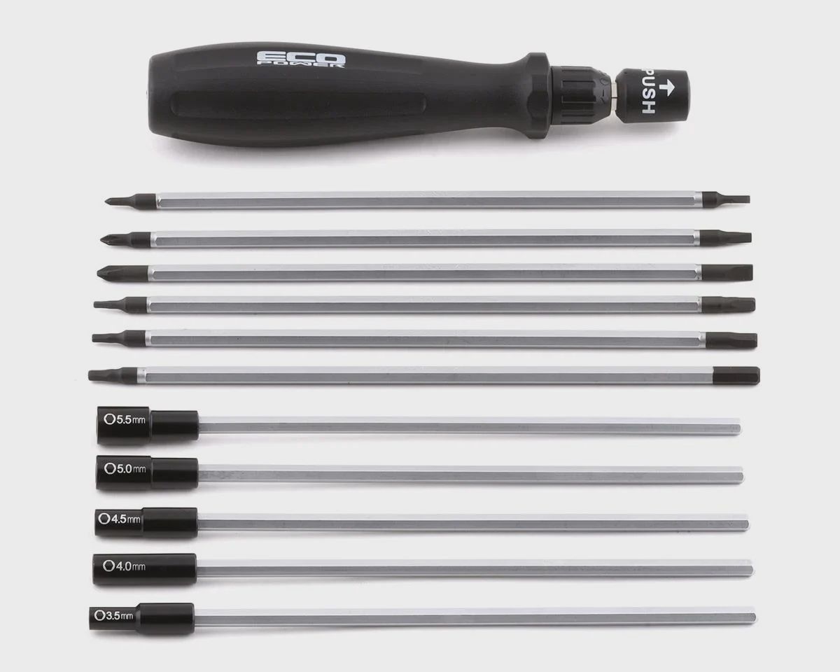 EcoPower 17-Piece Metric Mini-Z Essential Tool Set w/Carrying Case (ECP-3041)