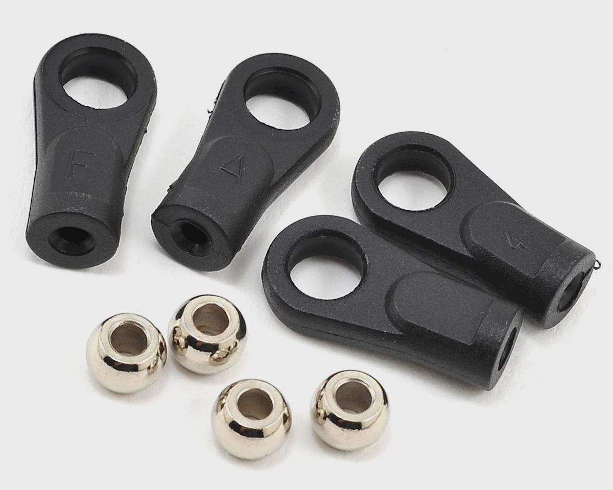 ECX RC Shock Rod Ends/Pivot Balls (4)