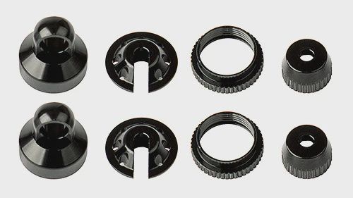 Element RC Enduro Aluminum Shock Parts (Black) (ASC42079)
