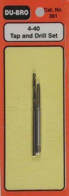 DuBro Tap &amp; Drill Set 4-40 (DUB361)