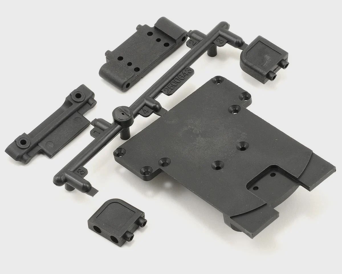 ECX Front/Rear Suspension Mount Set: 1/10 2WD Circuit, Boost (ECX1092)