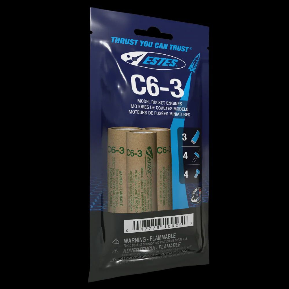 ESTES C6-3 Engines (EST10023)