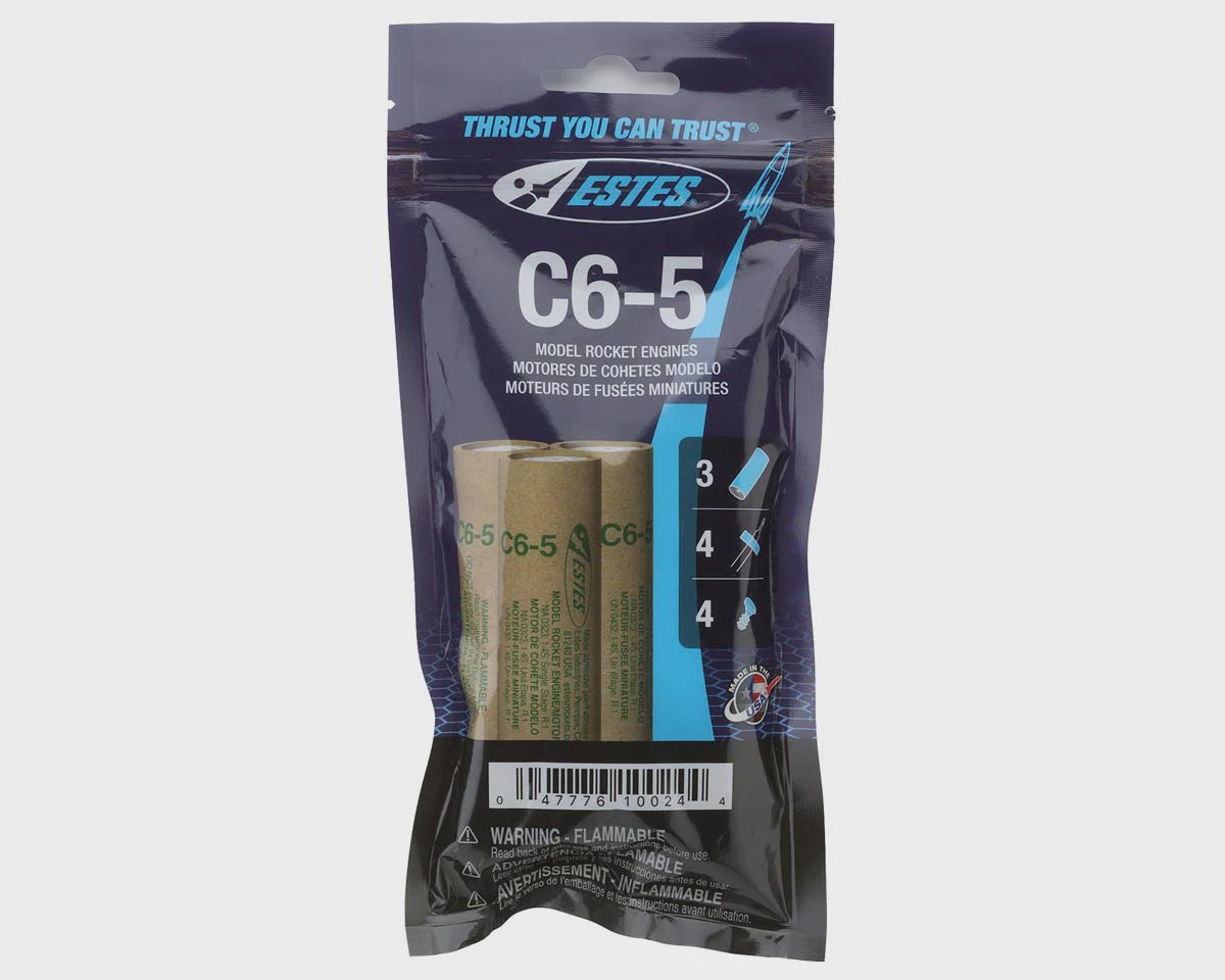 Estes C6-5 Bagged Engines (3) (EST10024)