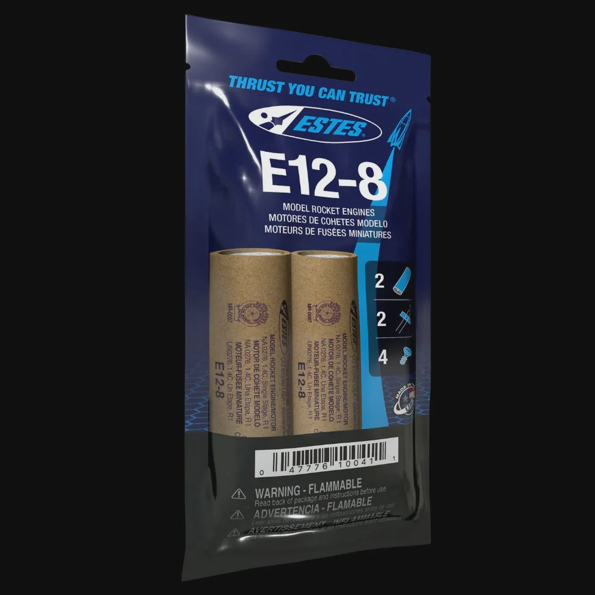 Estes E12 8 ENGINES BAG (EST10041)