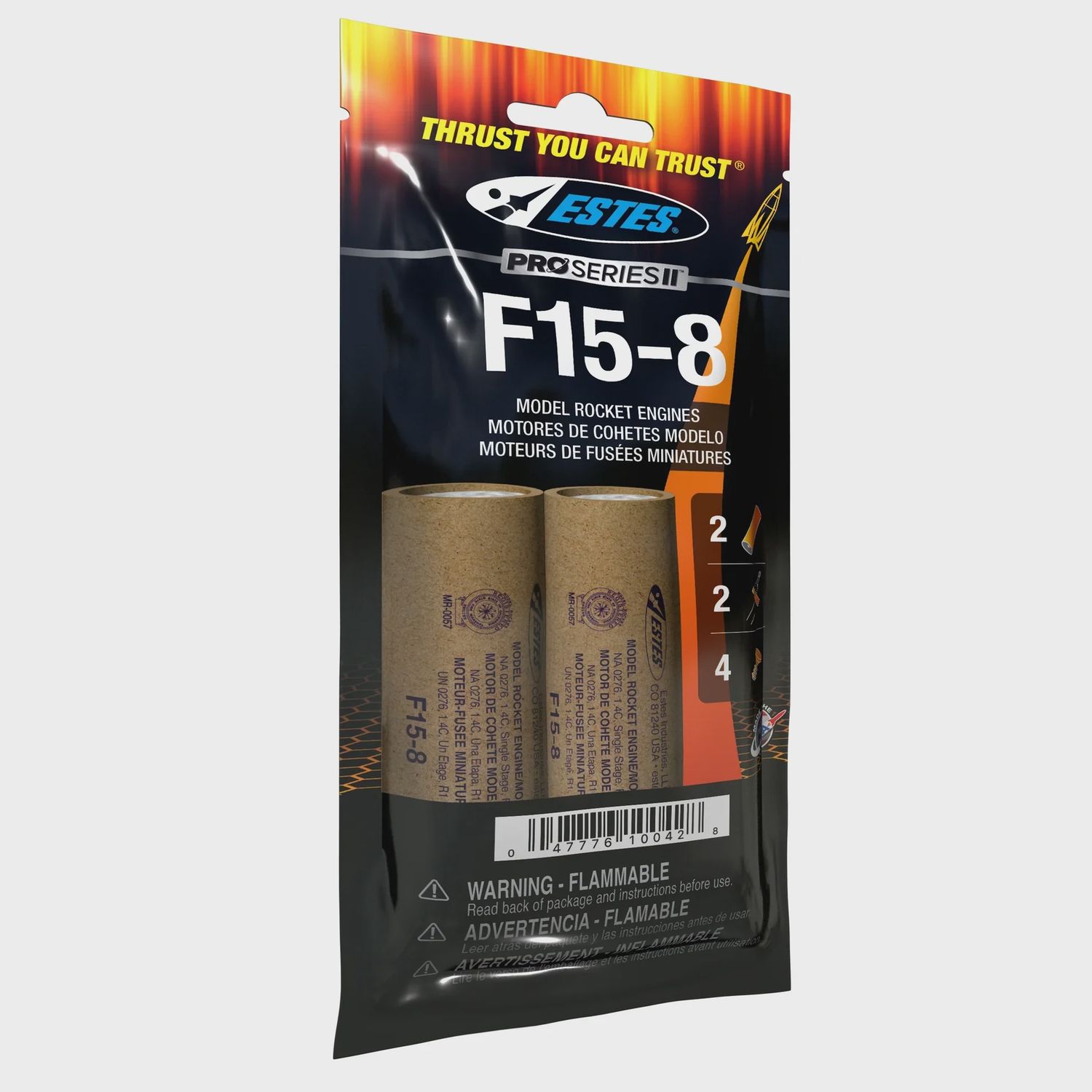 Estes F15-8 Engines (29 mm) (EST10032)