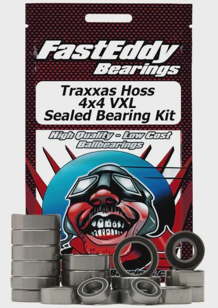 FastEddy Traxxas Compatible Hoss 4x4 VXL Sealed Bearing Kit (TFE6289)