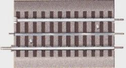 FasTrack(TM) Track w/Roadbed - 3-Rail -- FasTrack to Traditional Tubular O/O-27 Transition Section - 5" 12.7cm