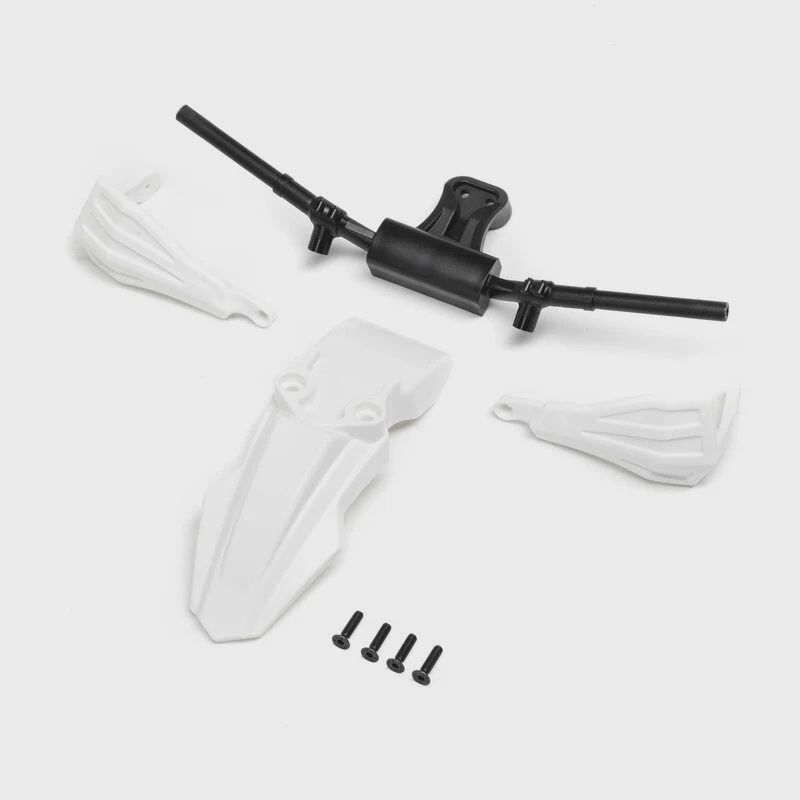 Fender, Handguards &amp; Handle Bars, White: PM-SM