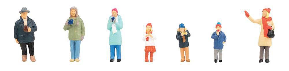 Faller Christmas Market Visitors pkg(7) (272-151647)
